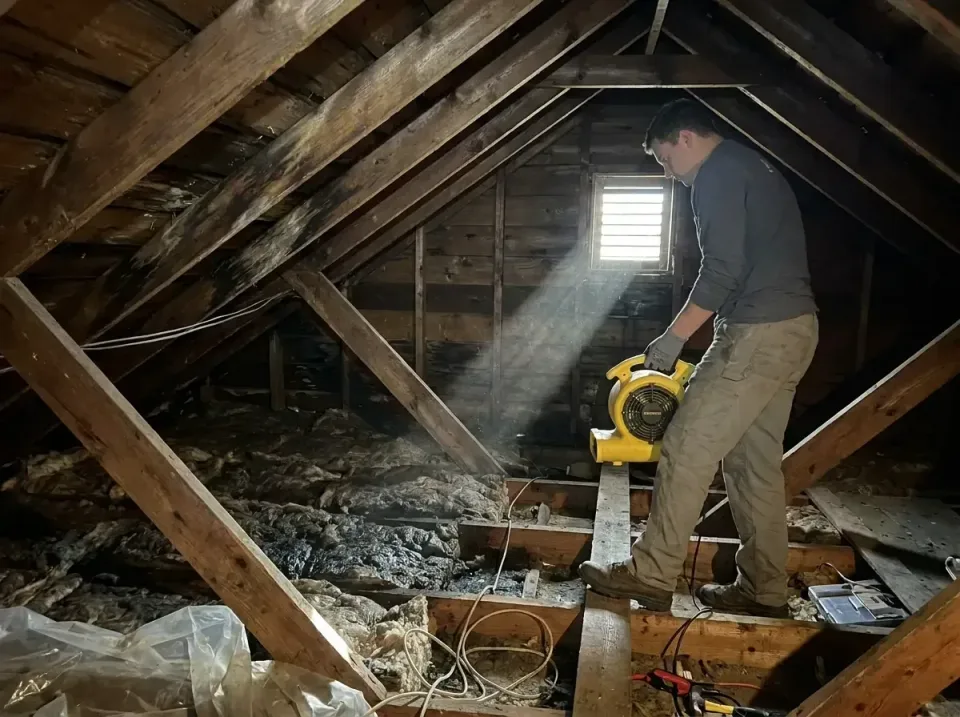 attic-water-damage-drying-proc-007 — frequently asked questions, Emergency Water Extraction & 24/7 Flood Response in Plymout…
